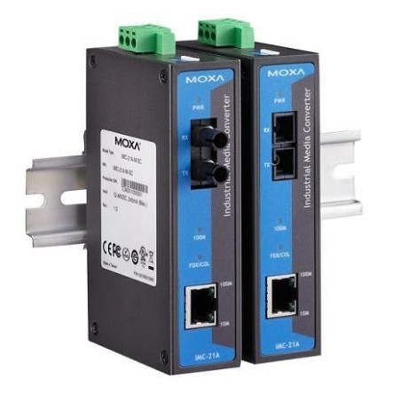 "Moxa MEDIA CONVERTER 10100MTx - High-Performance Network Connectivity (45451)"